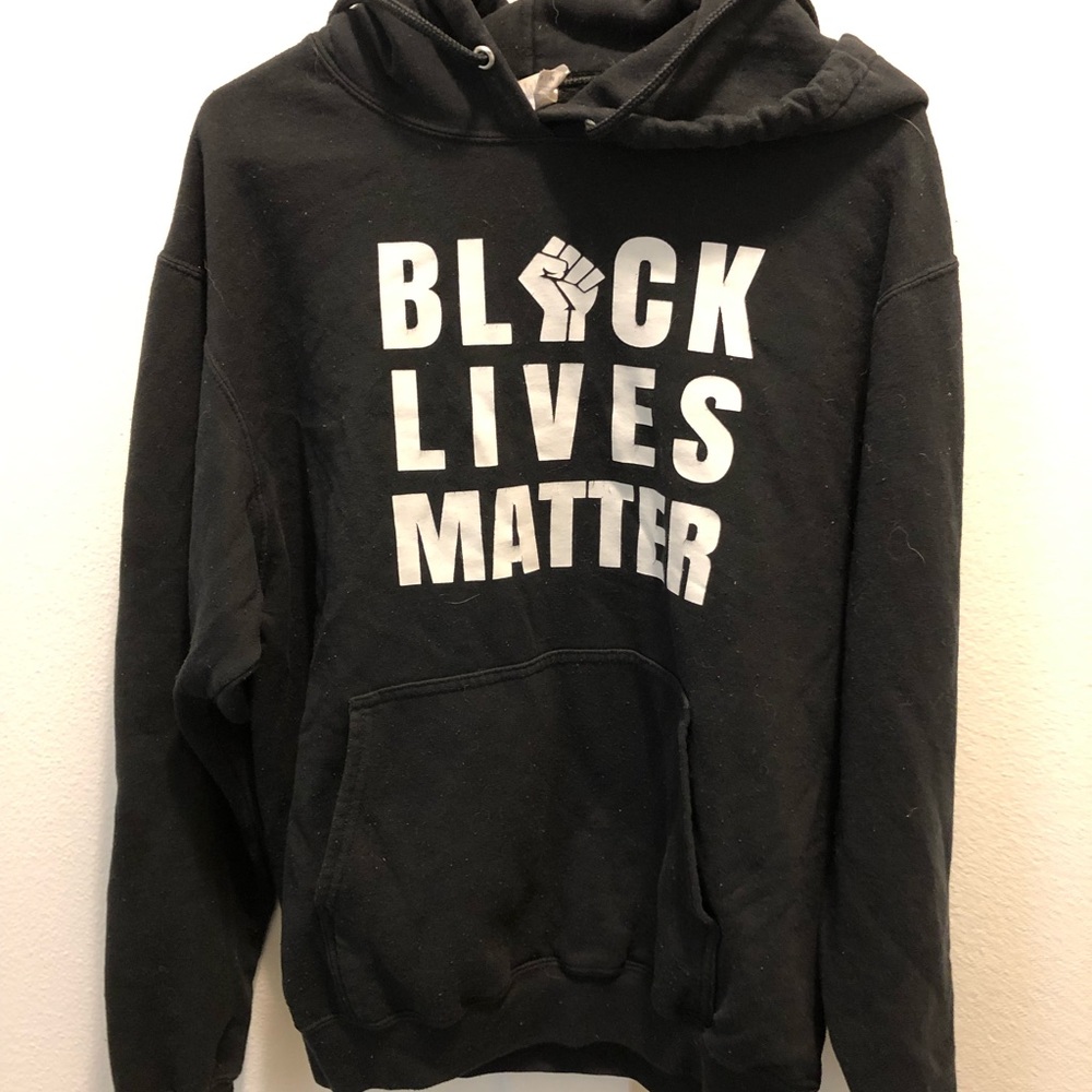 USED Mens Medim BLM Hoodie